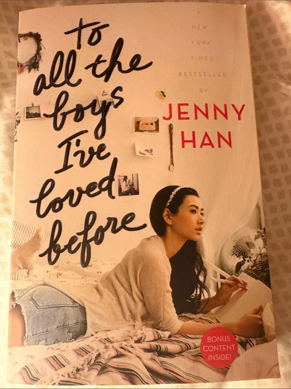 To All the Boys I've Loved Before by Jenny Han - White & Pink Cover